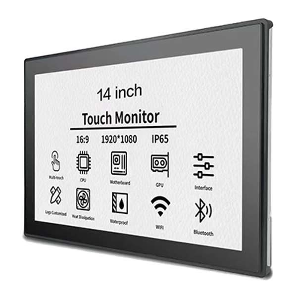Monitor de pantalla táctil de marco abierto de 14 pulgadas